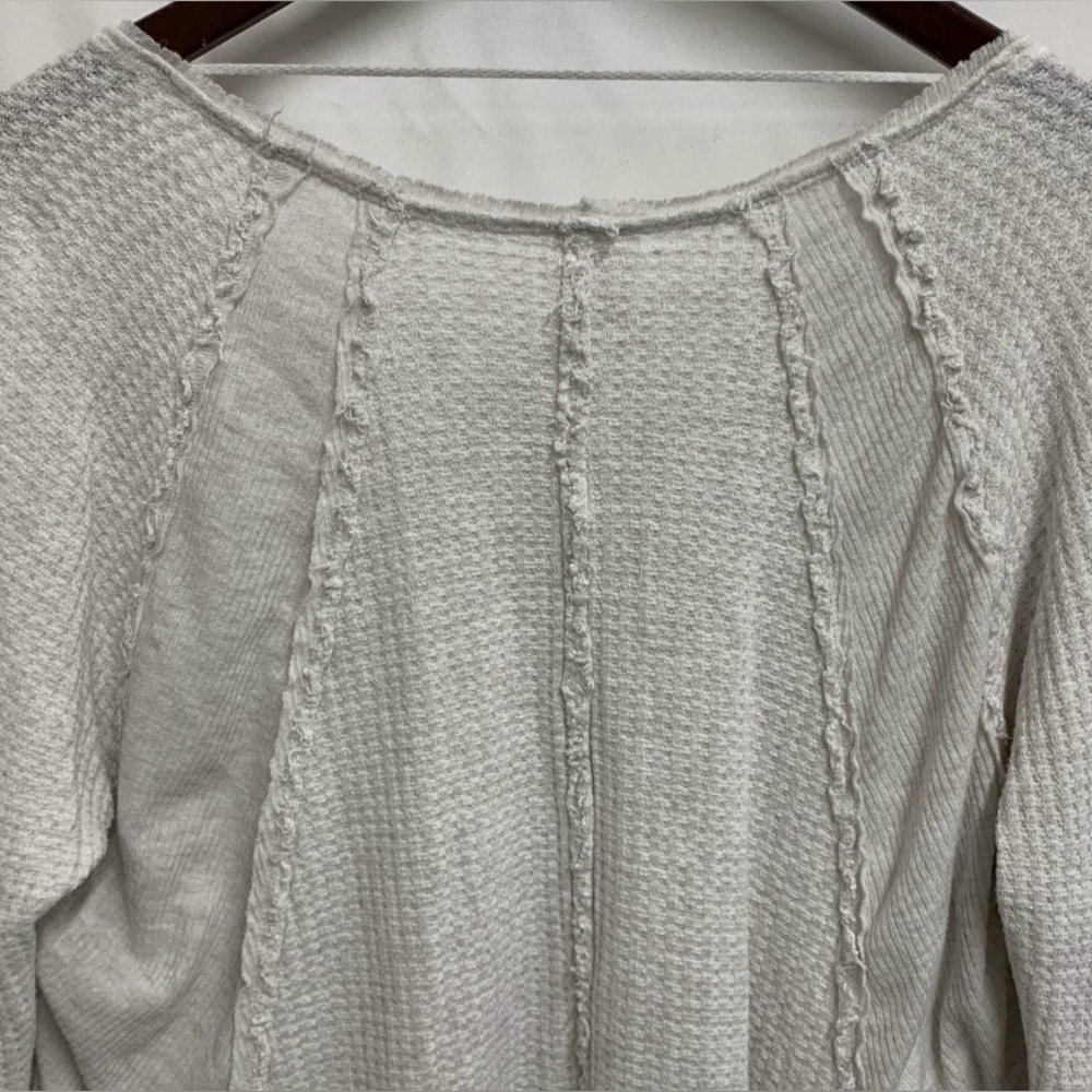 We The Free Textured White Knit Top - Picture 6 of 6